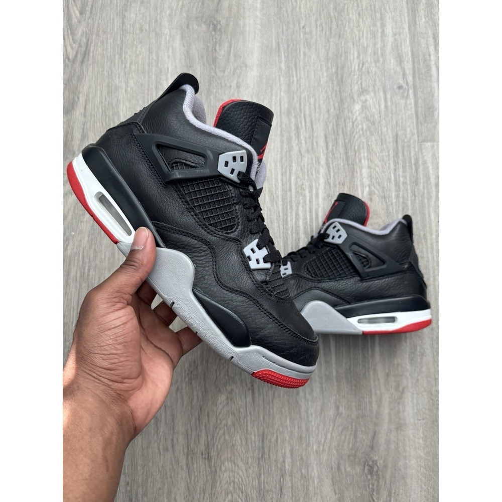Size 7Y - Air Jordan 4 Retro Bred Reimagined GS FQ8213-006